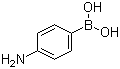 4-Aminophenylboronic acid molecular structure (CAS 89415-43-0)