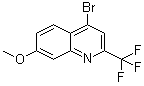 4-溴-7-甲氧基-2-(三氟甲基)喹啉分子结构 (CAS 89446-63-9)