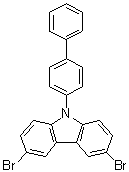 结构式 CAS# 894791-50-5, 9-[1,1'-联苯]-4-基-3,6-二溴-9H-咔唑