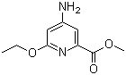 4-氨基-6-乙氧基-2-吡啶甲酸甲酯分子结构 (CAS 894803-87-3)