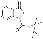(1H-indol-3-yl)(2,2,3,3-tetramethylcyclopropyl)methanone molecular structure (CAS 895152-66-6)