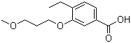 4-Ethyl-3-(3-methoxypropoxyl)benzoic acid molecular structure (CAS 895240-77-4)