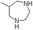 6-甲基-1,4-二氮杂环庚烷分子结构 (CAS 89582-17-2)