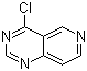 structure of CAS# 89583-92-6, 4-Chloropyrido[4,3-d]pyrimidine