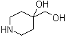 4-Hydroxymethylpiperidin-4-ol molecular structure (CAS 89584-31-6)