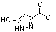 5-羟基-1H-吡唑-3-羧酸分子结构 (CAS 89603-60-1)