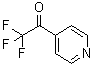 结构式 CAS# 896137-18-1, 2,2,2-三氟-1-(4-吡啶基)乙酮