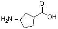 3-Aminocyclopentane-1-carboxylic acid molecular structure (CAS 89614-96-0)