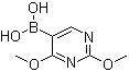 2,4-二甲氧基嘧啶-5-硼酸分子结构 (CAS 89641-18-9)