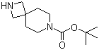 structure of CAS# 896464-16-7, tert-Butyl 2,7-diazaspiro[3.5]nonane-7-carboxylate;2,7-Diazaspiro[3.5]nonane-7-carboxylic acid 1,1-dimethylethyl ester