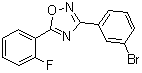 3-(3-Bromophenyl)-5-(2-fluorophenyl)-1,2,4-oxadiazole molecular structure (CAS 896658-52-9)