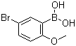 5-Bromo-2-methoxybenzeneboronic acid molecular structure (CAS 89694-45-1)