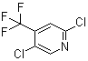 2,5-Dichloro-4-(trifluoromethyl)pyridine molecular structure (CAS 89719-92-6)