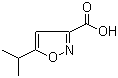 structure of CAS# 89776-74-9, 5-Isopropylisoxazole-3-carboxylic acid