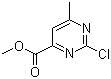 structure of CAS# 89793-11-3, Methyl 2-chloro-6-methylpyrimidine-4-carboxylate