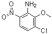 3-Chloro-2-methoxy-6-nitroaniline molecular structure (CAS 89793-13-5)
