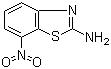 structure of CAS# 89793-81-7, 2-Amino-7-nitrobenzothiazole;7-Nitro-1,3-benzothiazol-2-amine