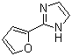 2-(2-呋喃基)-1H-咪唑分子结构 (CAS 89795-49-3)