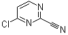4-氯-2-嘧啶甲腈分子结构 (CAS 898044-48-9)