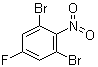 结构式 CAS# 898128-02-4, 1,3-二溴-5-氟-2-硝基苯