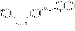 structure of CAS# 898562-94-2, PF-2545920;2-[(4-(1-Methyl-4-(pyridin-4-yl)-1H-pyrazol-3-yl)phenoxy)methyl]quinoline