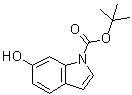 结构式 CAS# 898746-82-2, 6-羟基吲哚-1-羧酸叔丁酯