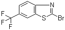 2-Bromo-6-(trifluoromethyl)benzothiazole molecular structure (CAS 898748-23-7)