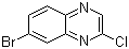 结构式 CAS# 89891-65-6, 7-溴-2-氯喹喔啉