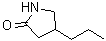 4-丙基吡咯烷-2-酮分子结构 (CAS 89895-19-2)