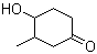 4-Hydroxy-3-methylcyclohexanone molecular structure (CAS 89897-04-1)