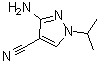 structure of CAS# 89897-29-0, 3-Amino-1-isopropyl-1H-pyrazole-4-carbonitrile;NSC 123797