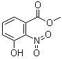 3-羟基-2-硝基苯甲酸甲酯分子结构 (CAS 89942-77-8)