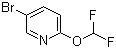 5-Bromo-2-(difluoromethoxy)pyridine molecular structure (CAS 899452-26-7)