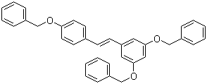 白藜芦醇三苄醚分子结构 (CAS 89946-06-5)
