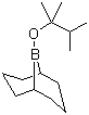 9-(1,1,2-Trimethylpropoxy)-9-borabicyclo[3.3.1]nonane molecular structure (CAS 89999-87-1)