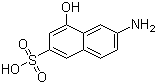 2-氨基-8-萘酚-6-磺酸分子结构 (CAS 90-51-7)