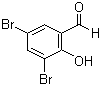 3,5-二溴水杨醛分子结构 (CAS 90-59-5)
