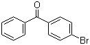 结构式 CAS# 90-90-4, 4-溴二苯甲酮; 4-溴苯甲酰苯