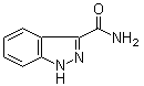 1H-吲唑-3-甲酰胺分子结构 (CAS 90004-04-9)