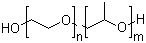 Polyethylene-polypropylene glycol molecular structure (CAS 9003-11-6)