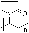structure of CAS# 9003-39-8, Polyvinylpyrrolidone;Polyvinyl pyrrolidone; Povidone; PVP