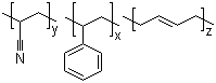ABS Resins molecular structure (CAS 9003-56-9)