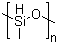 聚甲基聚硅氧烷分子结构 (CAS 9004-73-3)