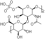 structure of CAS# 9007-28-7, Chondroitin sulfate ;Poly-1(2/3)-N-acetyl-2-amino-2-deoxy-3-O-beta-D-glucopyranurosyl-4-(6)sulfonyl-D-galactose