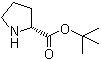 structure of CAS# 90071-62-8, D-Proline tert-butyl ester;(R)-Pyrrolidine-2-carboxylic acid tert-butyl ester; (R)-tert-Butyl pyrrolidine-2-carboxylate