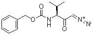 [(1S)-3-Diazo-1-(1-methylethyl)-2-oxopropyl]carbamic acid phenylmethyl ester molecular structure (CAS 90105-46-7)