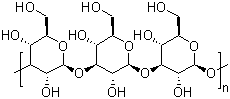 D-葡聚糖分子结构 (CAS 9012-72-0)