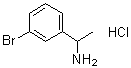 3-Bromo-alpha-methylbenzenemethanamine hydrochloride molecular structure (CAS 90151-46-5)