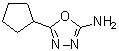 structure of CAS# 90221-15-1, 5-Cyclopentyl-1,3,4-oxadiazol-2-amine