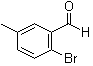 2-溴-5-甲基苯甲醛分子结构 (CAS 90221-55-9)